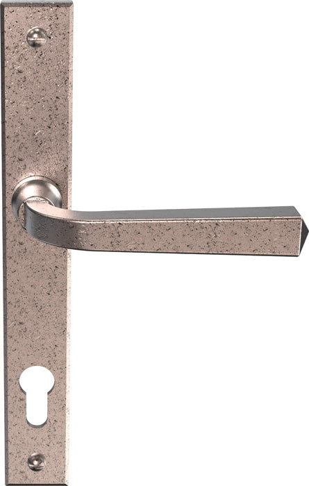 High quality image of Mila Heritage Multi-Point Locking Door Handle Pewter Patina | Sku. cb702007 | available to order from Trade Door Handles in Kendal.