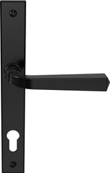 High quality image of Mila Heritage Multi-Point Locking Door Handle Matt Black | Sku. cb702002 | available to order from Trade Door Handles in Kendal.