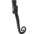 High quality image of Mila Heritage Monkey Tail Casement Handle Matt Black Right hand | Sku. cb700072 | available to order from Trade Door Handles in Kendal.