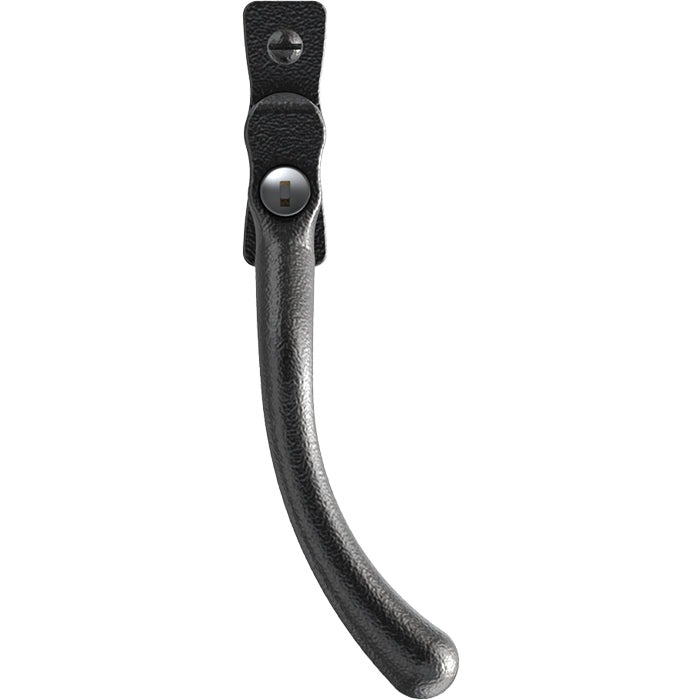 High quality image of Mila Heritage Pear Drop Casement Handle Heritage Black Right hand | Sku. cb700512 | available to order from Trade Door Handles in Kendal.