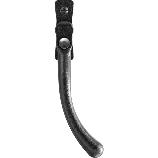 High quality image of Mila Heritage Pear Drop Casement Handle Heritage Black Right hand | Sku. cb700512 | available to order from Trade Door Handles in Kendal.