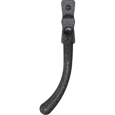 High quality image of Mila Heritage Pear Drop Casement Handle Heritage Pewter Left hand | Sku. cb700543 | available to order from Trade Door Handles in Kendal.