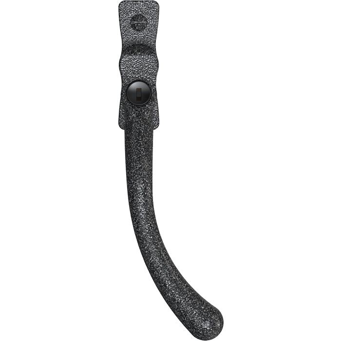 High quality image of Mila Heritage Pear Drop Casement Handle Heritage Pewter Right hand | Sku. cb700542 | available to order from Trade Door Handles in Kendal.