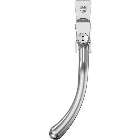 High quality image of Mila Heritage Pear Drop Casement Handle Smooth Satin Left hand | Sku. cb700693 | available to order from Trade Door Handles in Kendal.