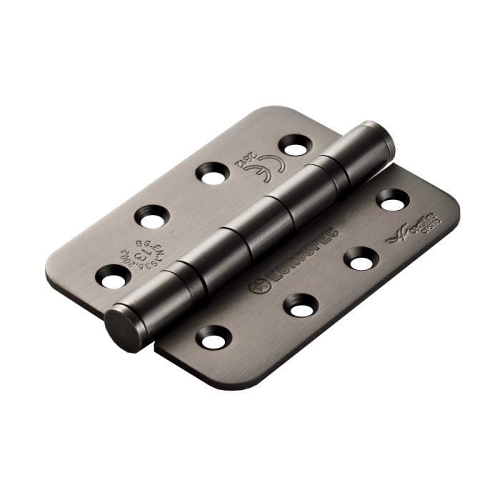 High quality image of Carlisle Brass - 102 X 76 X 3mm Radius Ball Bearing Hinge - Grade 13 - Matt Bronze | Sku.HIN1433P/13MBRZ/R | Trade Door Handles.