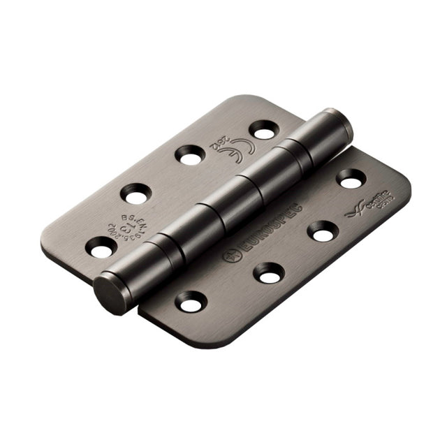 High quality image of Carlisle Brass - 102 X 76 X 3mm Radius Ball Bearing Hinge - Grade 13 - Matt Bronze | Sku.HIN1433P/13MBRZ/R | Trade Door Handles.