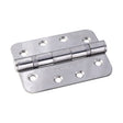 High quality image of Eurospec - Enduro Grade 13 Ball Bearing P Hinge Radius 102 x 76mm - BSS | Sku. hin1433p-13bss-r | Trade Door Handles.