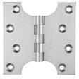 High quality image of Eurospec - Parliament Hinge 101 x 101mm - Satin Chrome | Sku. hin3424sc | Trade Door Handles.
