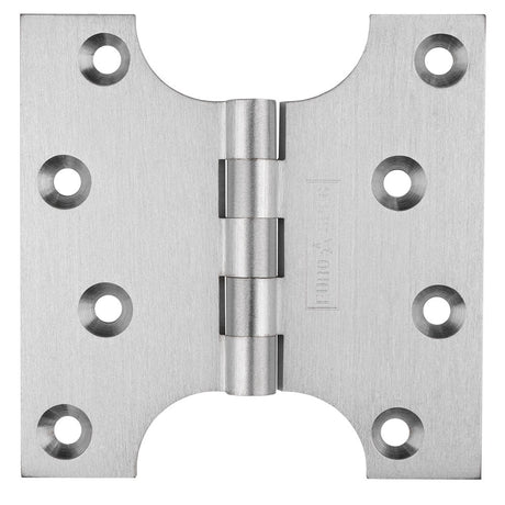 High quality image of Eurospec - Parliament Hinge 101 x 101mm - Satin Chrome | Sku. hin3424sc | Trade Door Handles.