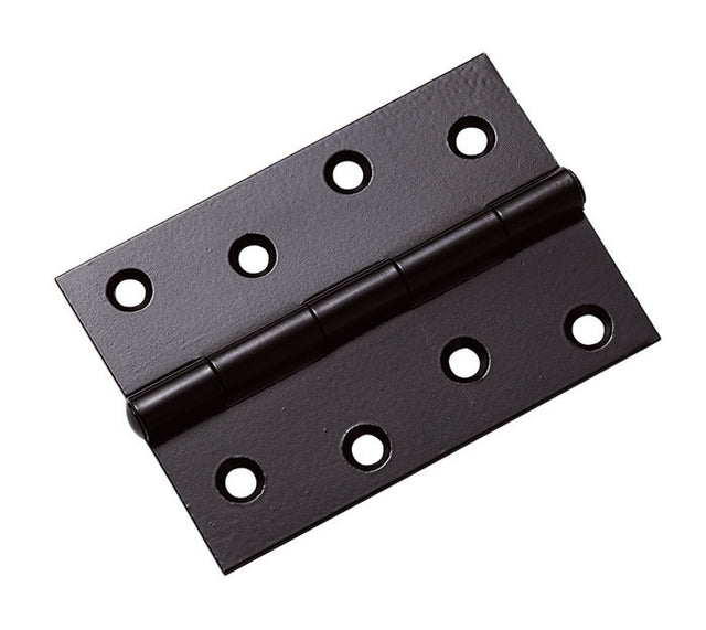 High quality image of Carlisle Brass - 102 x 72mm Fixed Pin Hinge - Powder Coat Black | Sku. hinfp4pcb | Trade Door Handles.