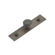 High quality image of Hoxton - Cropley Cupboard Knobs 30mm Plain Backplate Dark Bronze Sku. HOX-1030DB-5090DB
