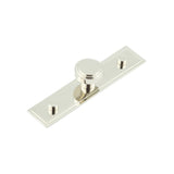 High quality image of Hoxton - Cropley Cupboard Knobs 30mm Stepped Backplate Polished Nickel Sku. HOX-1030PN-6090PN