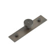 High quality image of Hoxton - Murray Cupboard Knobs 30mm Plain Backplate Dark Bronze Sku. HOX-1130DB-5090DB