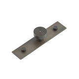 High quality image of Hoxton - Murray Cupboard Knobs 30mm Plain Backplate Dark Bronze Sku. HOX-1130DB-5090DB