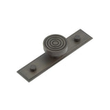 High quality image of Hoxton - Murray Cupboard Knobs 40mm Stepped Backplate Dark Bronze Sku. HOX-1140DB-6090DB