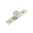 High quality image of Hoxton - Murray Cupboard Knobs 40mm Stepped Backplate Satin Nickel Sku. HOX-1140SN-6090SN
