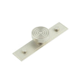 High quality image of Hoxton - Murray Cupboard Knobs 40mm Stepped Backplate Satin Nickel Sku. HOX-1140SN-6090SN