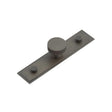 High quality image of Hoxton - Wenlock Cupboard Knobs 30mm Stepped Backplate Dark Bronze Sku. HOX-130DB-6090DB