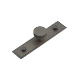 High quality image of Hoxton - Wenlock Cupboard Knobs 30mm Stepped Backplate Dark Bronze Sku. HOX-130DB-6090DB