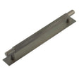High quality image of Hoxton - Taplow Cabinet Handles 224mm Ctrs Plain Backplate Dark Bronze Sku. HOX-2060DB-5060DB