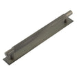 High quality image of Hoxton - Taplow Cabinet Handles 224mm Ctrs Stepped Backplate Dark Bronze Sku. HOX-2060DB-6060DB