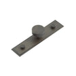 High quality image of Hoxton - Thaxted Cupboard Knobs 30mm Stepped Backplate Dark Bronze Sku. HOX-230DB-6090DB