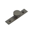 High quality image of Hoxton - Thaxted Cupboard Knobs 40mm Stepped Backplate Dark Bronze Sku. HOX-240DB-6090DB