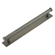 High quality image of Hoxton - Thaxted Cabinet Handles 224mm Ctrs Plain Backplate Dark Bronze Sku. HOX-260DB-5060DB