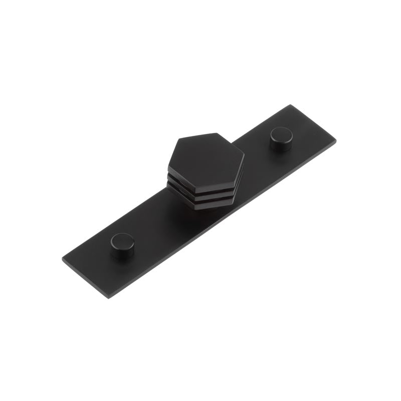 High quality image of Hoxton - Nile Cupboard Knobs 30mm Plain Matt Black Sku. HOX-330MB-5090MB