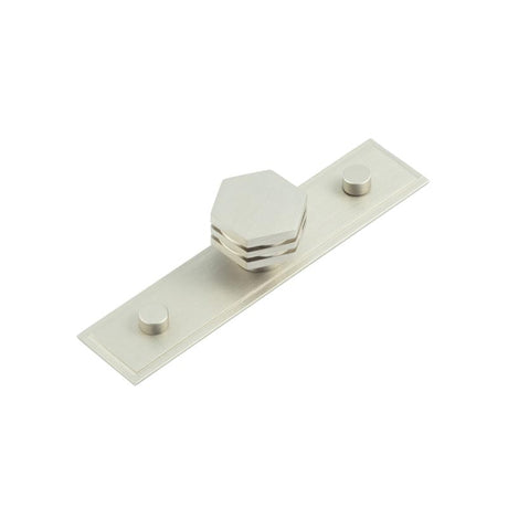High quality image of Hoxton - Nile Cupboard Knobs 30mm Stepped Satin Nickel Sku. HOX-330SN-6090SN