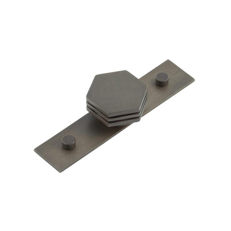 High quality image of Hoxton - Nile Cupboard Knobs 40mm Plain Dark Bronze Sku. HOX-340DB-5090DB