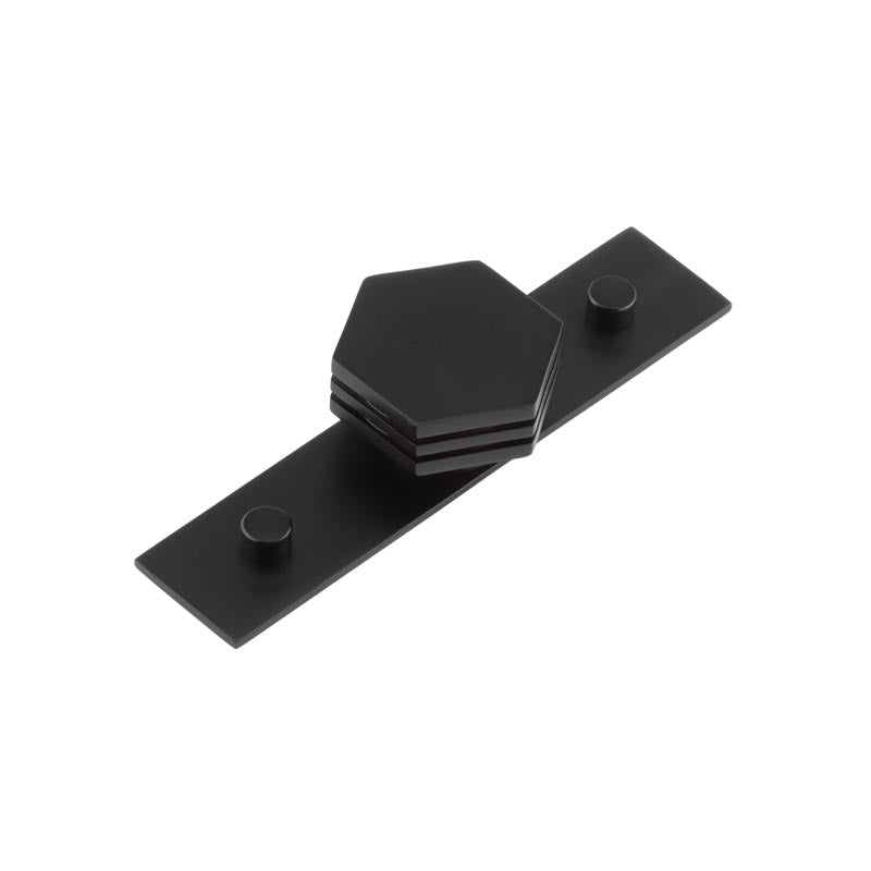 High quality image of Hoxton - Nile Cupboard Knobs 40mm Plain Matt Black Sku. HOX-340MB-5090MB