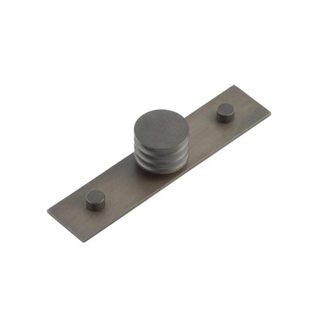 High quality image of Hoxton - Sturt Cupboard Knobs 30mm Plain Dark Bronze Sku. HOX-430DB-5090DB
