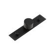 This is an image showing the Frelan - Sturt Cupboard Knobs 30mm Stepped Matt Black available to order from Trade Door Handles in Kendal