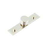 High quality image of Hoxton - Sturt Cupboard Knobs 30mm Stepped Polished Nickel Sku. HOX-430PN-6090PN