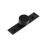 High quality image of Hoxton - Sturt Cupboard Knobs 40mm Stepped Matt Black Sku. HOX-440MB-6090MB
