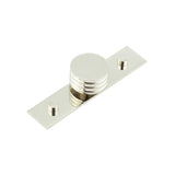 High quality image of Hoxton - Sturt Cupboard Knobs 40mm Plain Polished Nickel Sku. HOX-440PN-5090PN