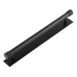 High quality image of Hoxton - Sturt Cabinet Handles 224mm Ctrs Stepped Backplate Matt Black Sku. HOX-460MB-6060MB