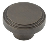 High quality image of Hoxton - Cropley Cupboard Knobs 40mm Dark Bronze Sku. HOX1040DB