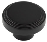 High quality image of Hoxton - Cropley Cupboard Knobs 40mm Black Sku. HOX1040MB