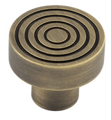 High quality image of Hoxton - Murray Cupboard Knobs 30mm Antique Brass Sku. HOX1130AB