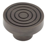 High quality image of Hoxton - Murray Cupboard Knobs 40mm Dark Bronze Sku. HOX1140DB