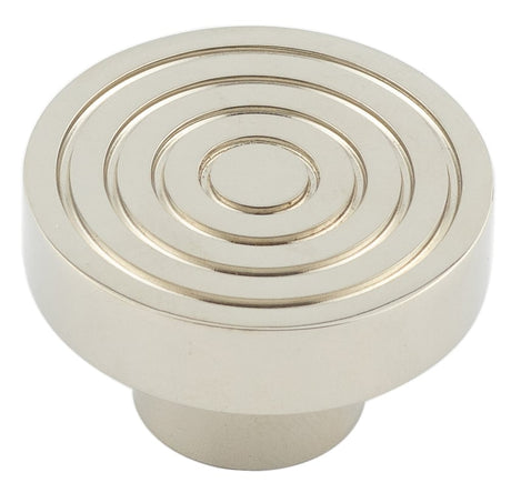 This is an image showing the Hoxton - Murray PN 40mm Cupboard Knob Reeded available to order from Trade Door Handles in Kendal