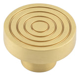 High quality image of Hoxton - Murray Cupboard Knobs 40mm Satin Brass Sku. HOX1140SB
