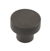 High quality image of Hoxton - Wenlock Cupboard Knobs 30mm Dark Bronze Sku. HOX130DB