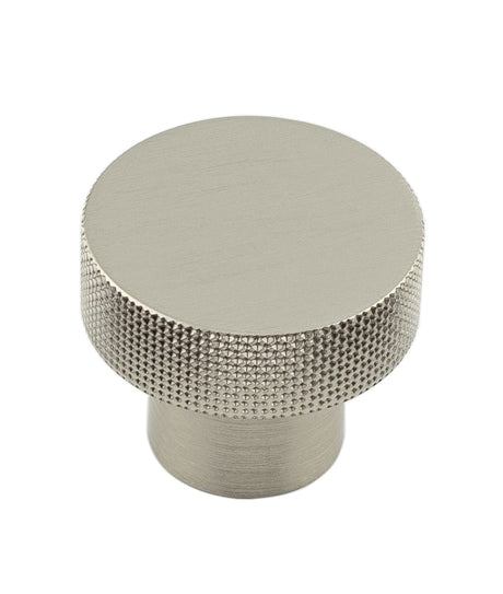 This is an image showing the Hoxton - Wenlock SN 30mm diamond Knurled Cupboard Knob available to order from Trade Door Handles in Kendal