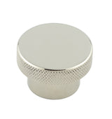 High quality image of Hoxton - Wenlock Cupboard Knobs 40mm Polished Nickel Sku. HOX140PN