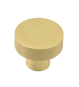 High quality image of Hoxton - Thaxted Cupboard Knobs 30mm Satin Brass Sku. HOX230SB