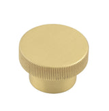 High quality image of Hoxton - Thaxted Cupboard Knobs 40mm Satin Brass Sku. HOX240SB