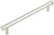 This is an image showing the Hoxton - Thaxted PN 224mm Line Knurled End Caps Cabinet handles available to order from Trade Door Handles in Kendal